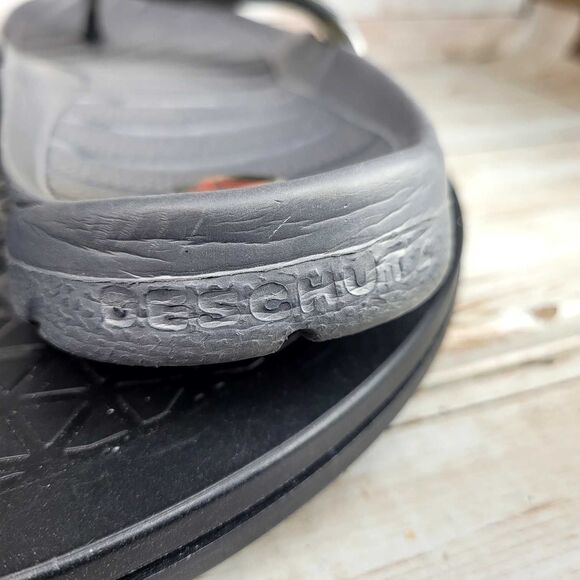 Nike ACG Mens size 9 Black Flip Flops  Shandal Shoes - Picture 6 of 10